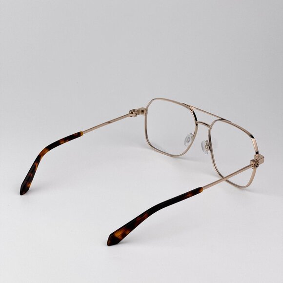 Off-White STYLE 7J Men Eyeglasses – Gold Aviator Frame | Model OERJ07J 7600 - Picture 4 of 11